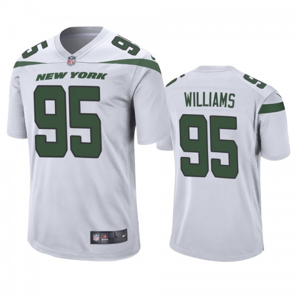 New York Jets Quinnen Williams White 2019 NFL Draf...
