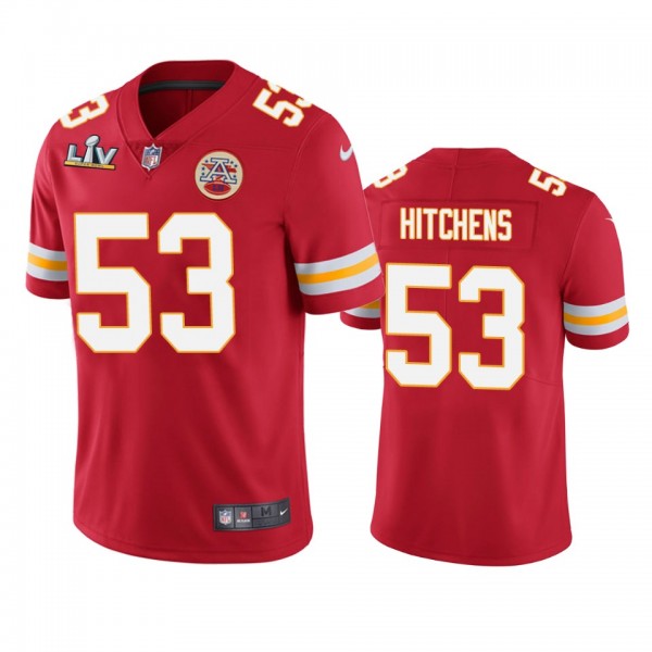 Kansas City Chiefs Anthony Hitchens Red Super Bowl...