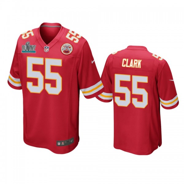Kansas City Chiefs Frank Clark Red Super Bowl LIV ...