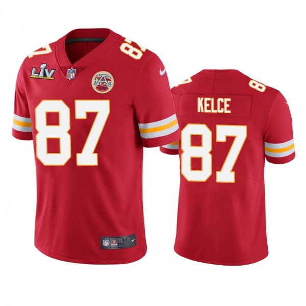 Kansas City Chiefs Travis Kelce Red Super Bowl LV ...