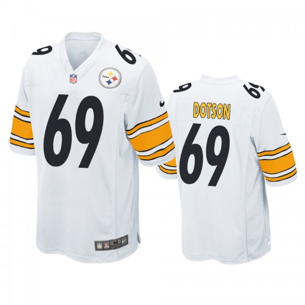 Pittsburgh Steelers Kevin Dotson White Game Jersey