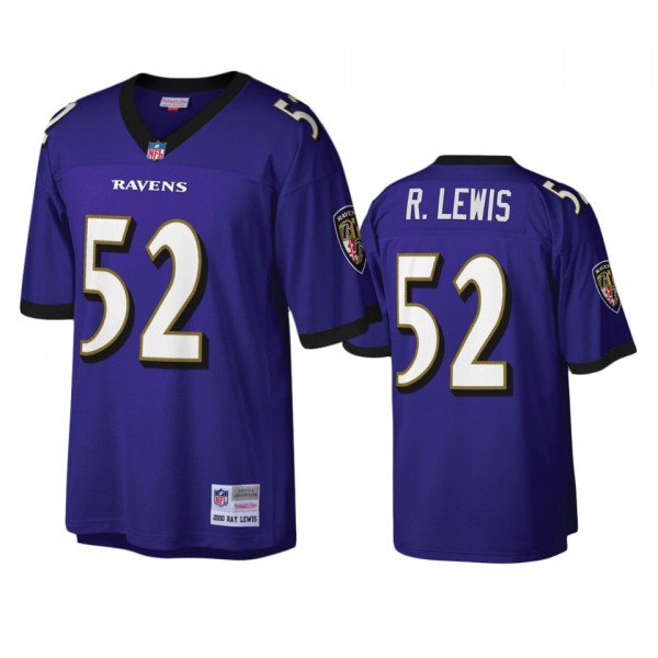 Baltimore Ravens Ray Lewis Purple Legacy Replica J...