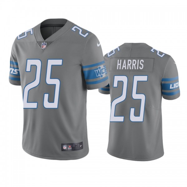 Detroit Lions Will Harris Steel Color Rush Limited...