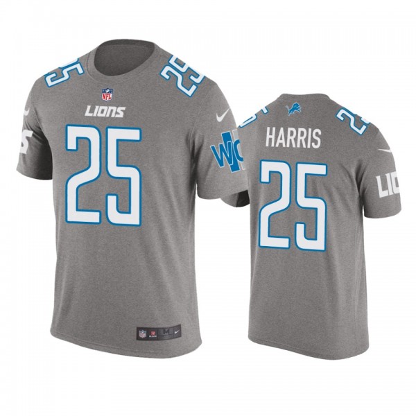 Detroit Lions Will Harris Steel Color Rush T-Shirt