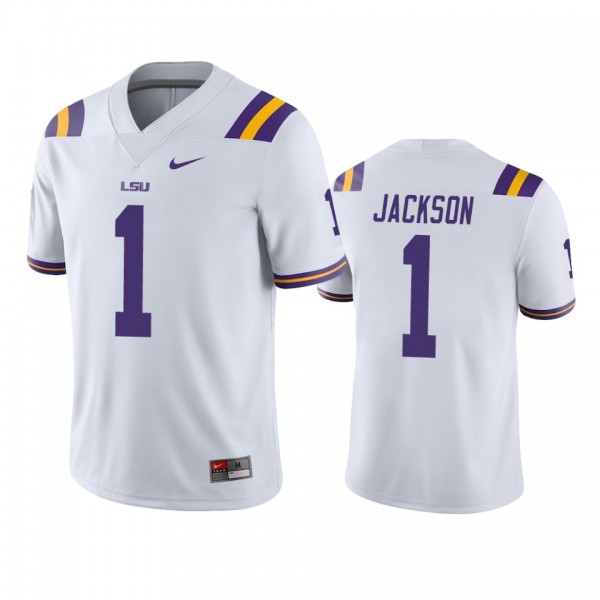 LSU Tigers Donte Jackson White College Football Jersey