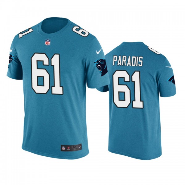 Carolina Panthers #61 Matt Paradis Blue Color Rush...