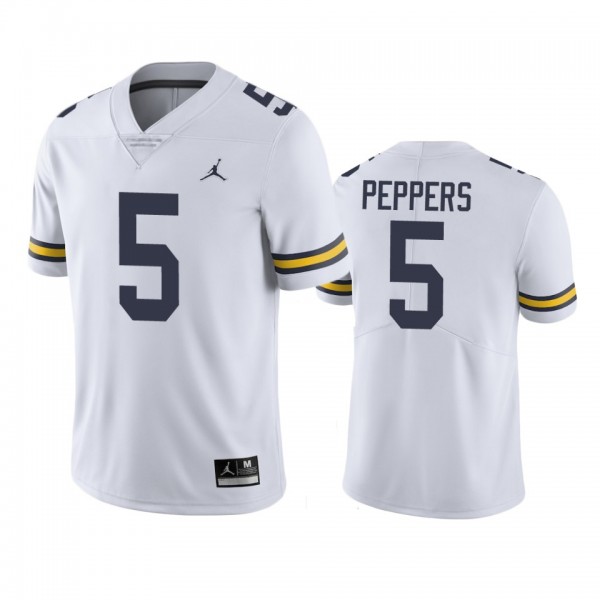 Men's Michigan Wolverines Jabrill Peppers White Co...