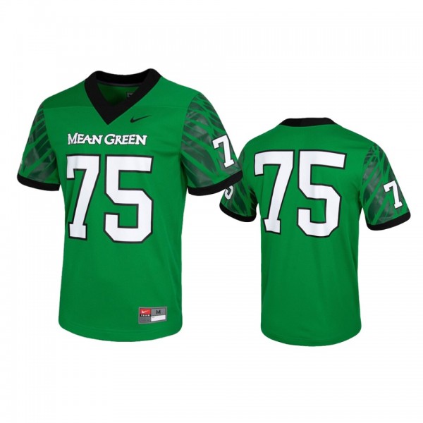 North Texas Mean Green #75 Kelly Green Untouchable Game Jersey