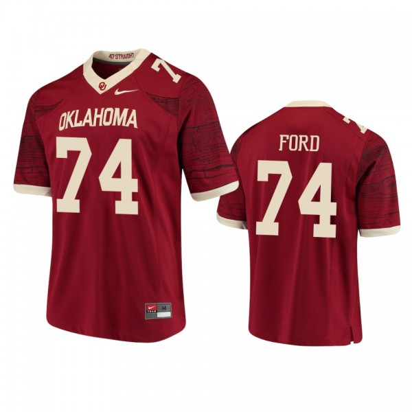 Oklahoma Sooners Cody Ford Maroon College Football Limited Jersey