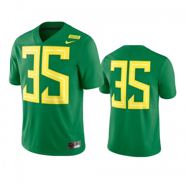 Oregon Ducks #35 Green Limited Football Jersey