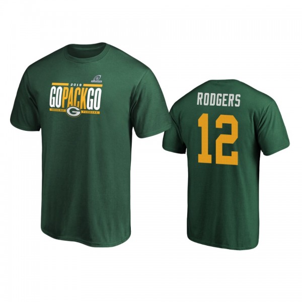 Green Bay Packers Aaron Rodgers Green 2019 NFL Pla...