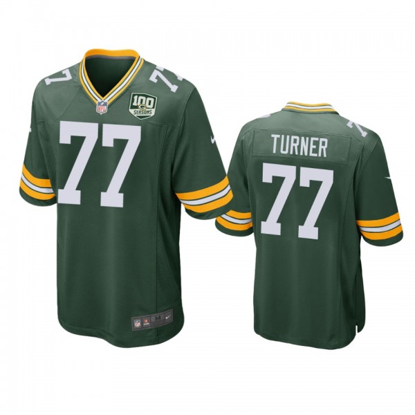Green Bay Packers Billy Turner Green 100 Seasons G...
