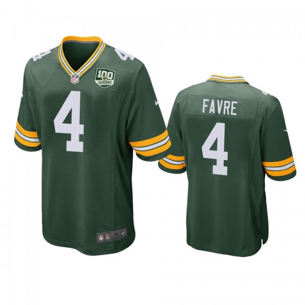 Green Bay Packers Brett Favre Green 100 Seasons Ga...