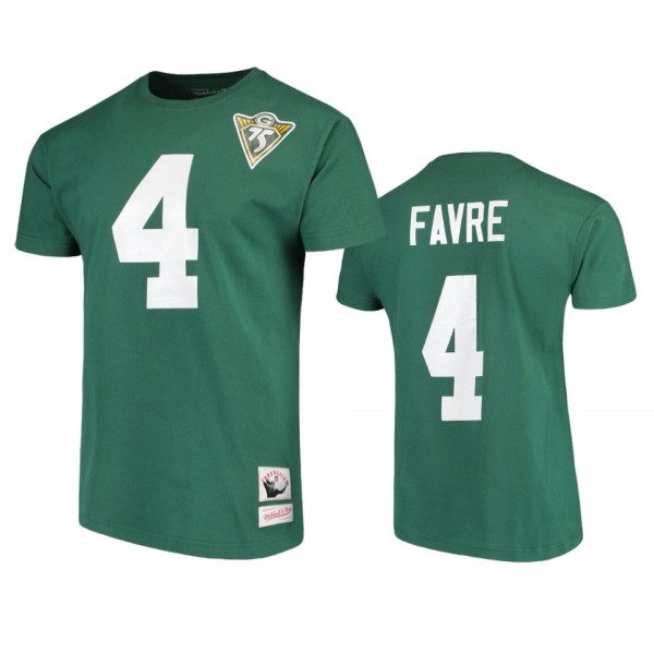 Green Bay Packers Brett Favre Green Name & Num...