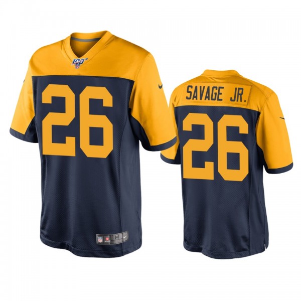 Green Bay Packers Darnell Savage Jr. Navy 100th Se...