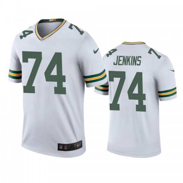 Green Bay Packers Elgton Jenkins White 2019 NFL Dr...
