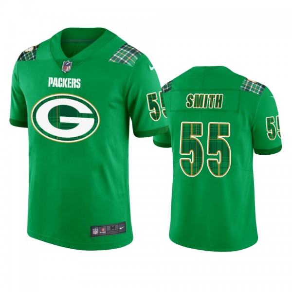 Green Bay Packers #55 Za'Darius Smith Kelly Green ...