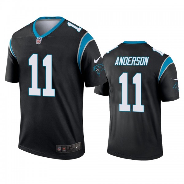 Carolina Panthers Robby Anderson Black Legend Jers...