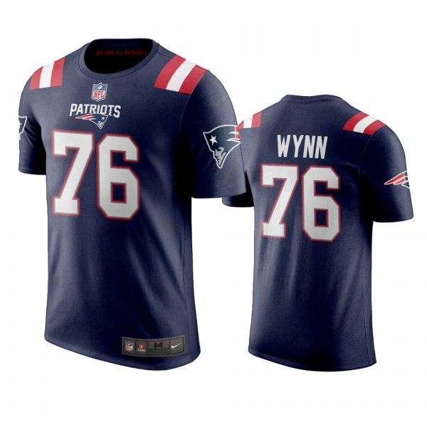 Men's New England Patriots Isaiah Wynn Navy Name &...