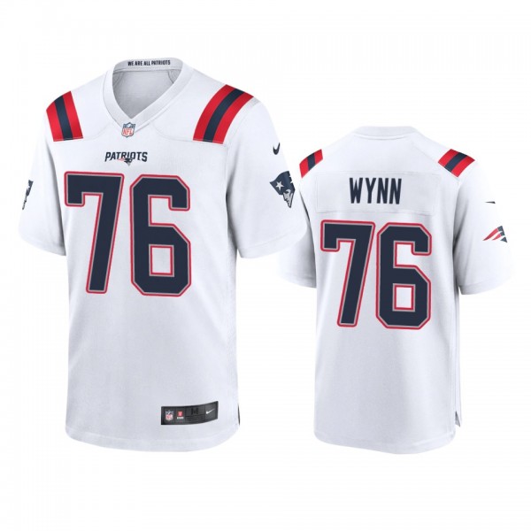 New England Patriots Isaiah Wynn White 2020 Game J...
