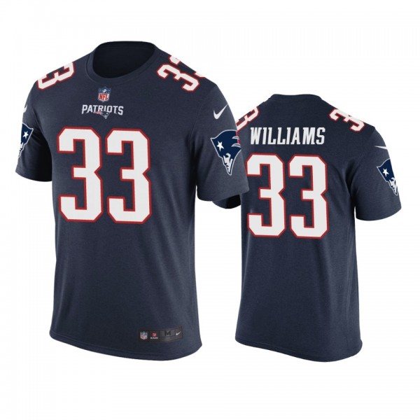 New England Patriots Joejuan Williams Navy Color R...