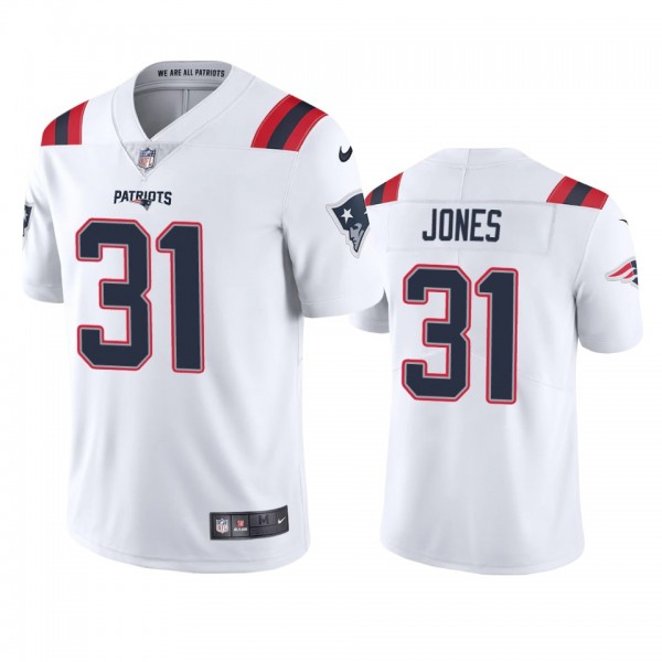 New England Patriots Jonathan Jones White 2020 Vap...