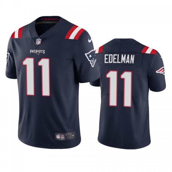 New England Patriots Julian Edelman Navy 2020 Vapo...