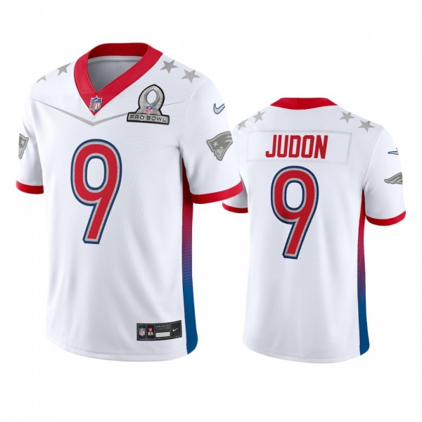New England Patriots Matthew Judon White Game 2022...