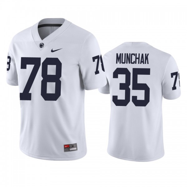 Men's Penn State Nittany Lions Mike Munchak White College Football Jersey