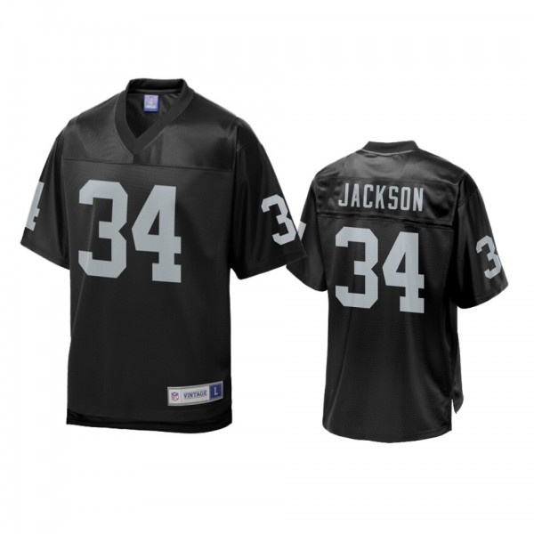 Bo Jackson Raiders Black NFL Pro Line Jersey