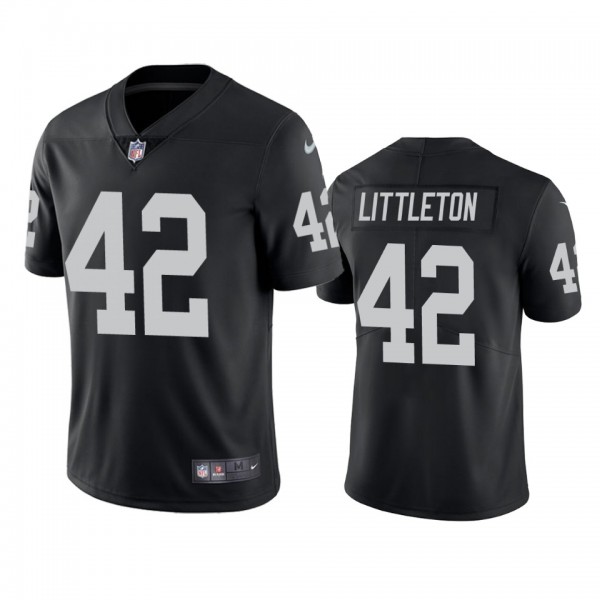 Las Vegas Raiders Cory Littleton Black Vapor Untouchable Limited Jersey