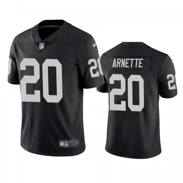Las Vegas Raiders Damon Arnette Black 2020 NFL Draft Vapor Limited Jersey
