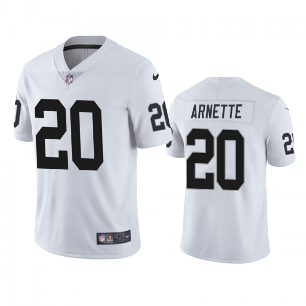 Las Vegas Raiders Damon Arnette White 2020 NFL Dra...