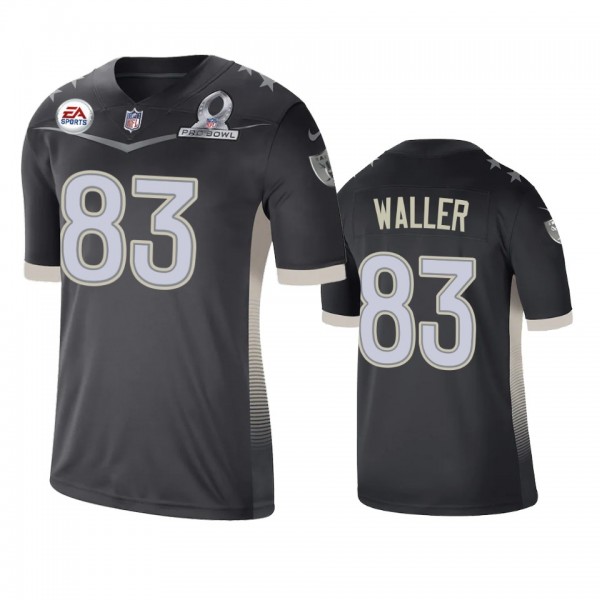 Las Vegas Raiders Darren Waller Anthracite 2021 AFC Pro Bowl Game Jersey
