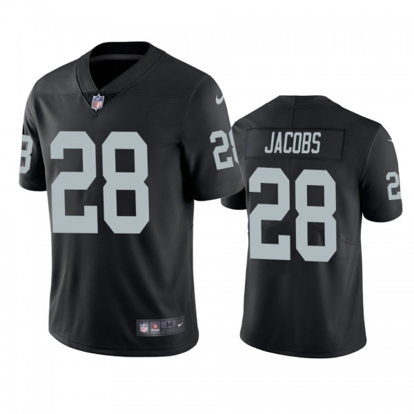 Oakland Raiders Josh Jacobs Black 2019 NFL Draft V...
