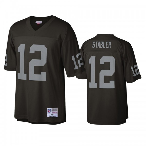 Oakland Raiders Ken Stabler Black Legacy Replica J...