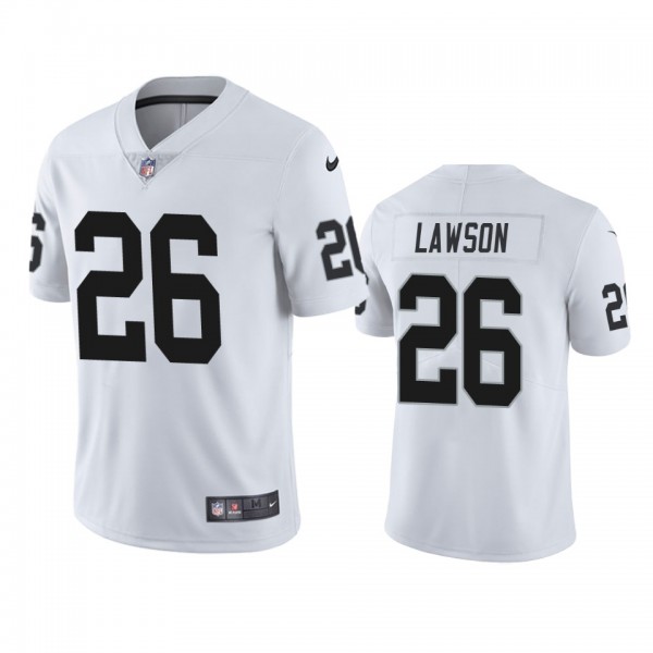 Nevin Lawson Oakland Raiders White Vapor Limited J...
