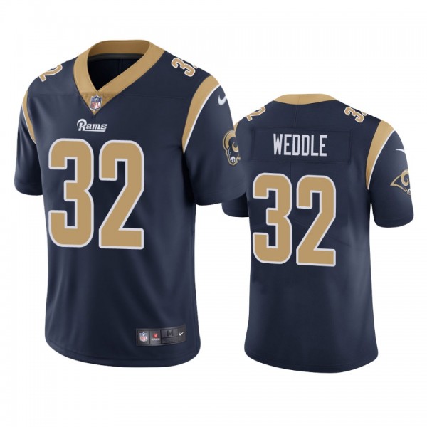 Eric Weddle Los Angeles Rams Navy Vapor Limited Je...