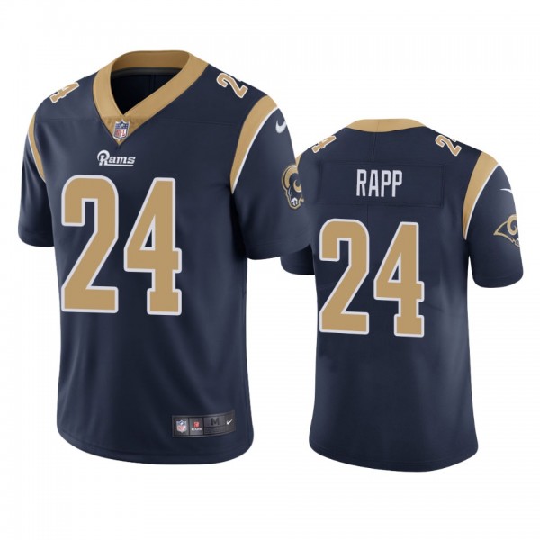 Los Angeles Rams Taylor Rapp Navy 2019 NFL Draft V...