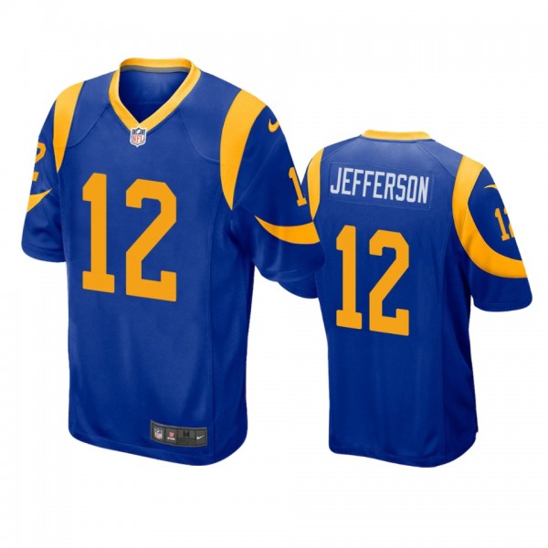 Los Angeles Rams Van Jefferson Royal 2020 NFL Draf...