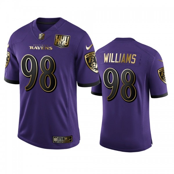 Baltimore Ravens Brandon Williams Purple 25th Seas...