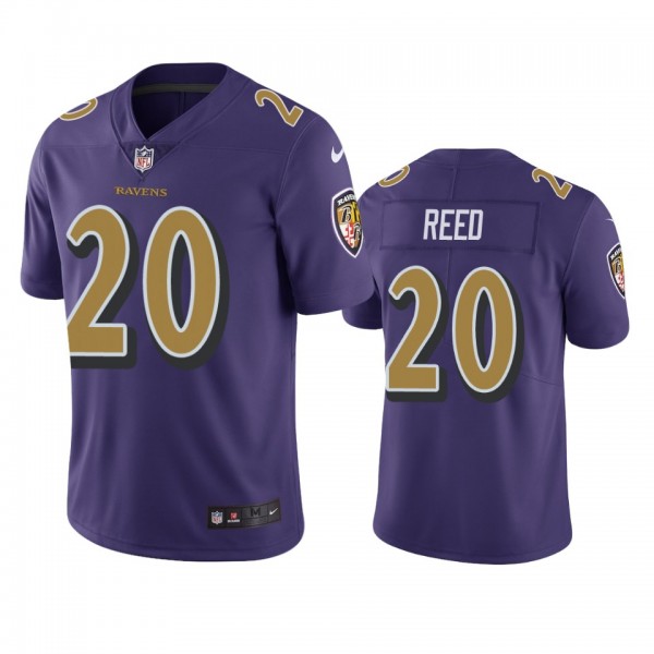 Baltimore Ravens Ed Reed Purple Color Rush Limited Jersey