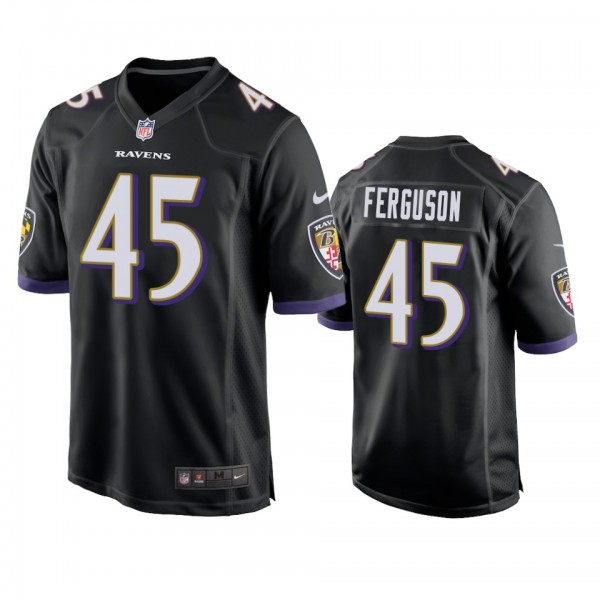 Baltimore Ravens Jaylon Ferguson Black 2019 NFL Dr...
