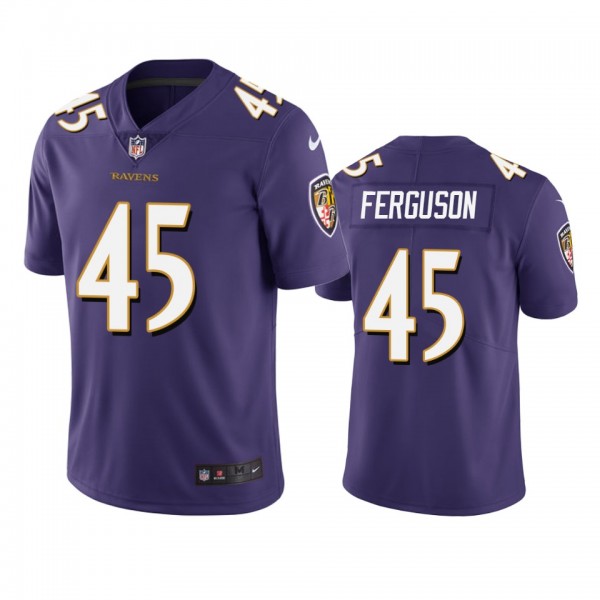 Baltimore Ravens Jaylon Ferguson Purple 2019 NFL D...