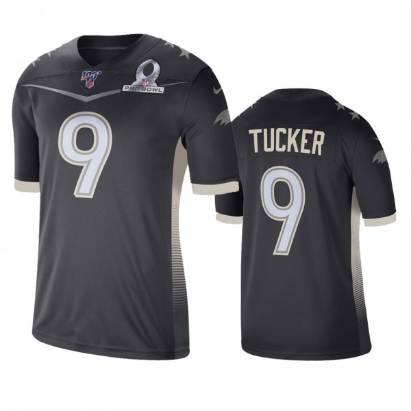 Baltimore Ravens Justin Tucker Anthracite AFC 2020...