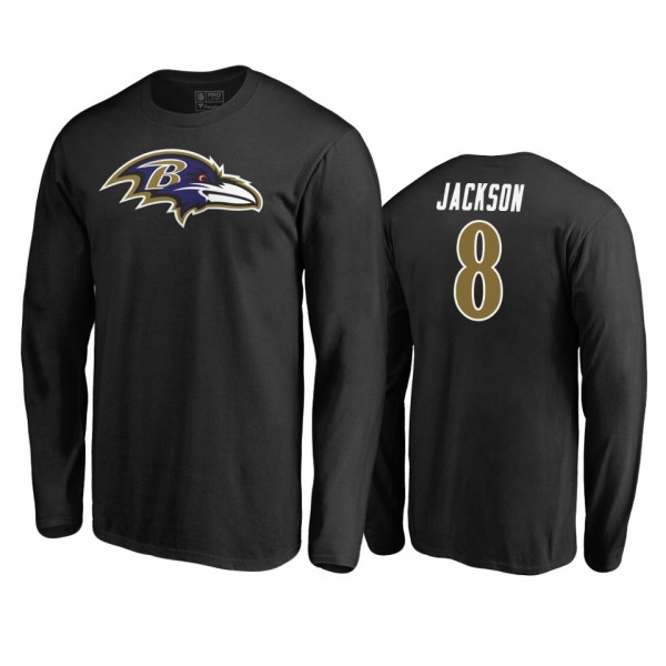 Baltimore Ravens Lamar Jackson Black Personalized ...