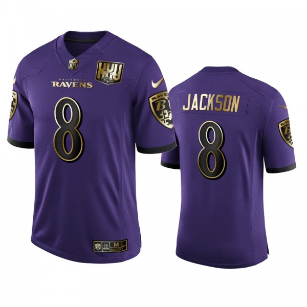 Baltimore Ravens Lamar Jackson Purple 25th Season ...