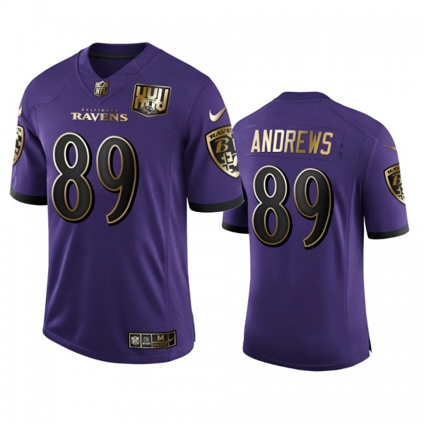 Baltimore Ravens Mark Andrews Purple 25th Season G...