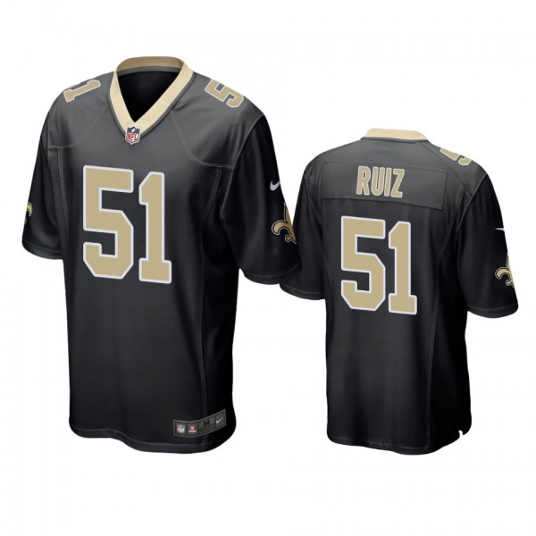 New Orleans Saints Cesar Ruiz Black 2020 NFL Draft...