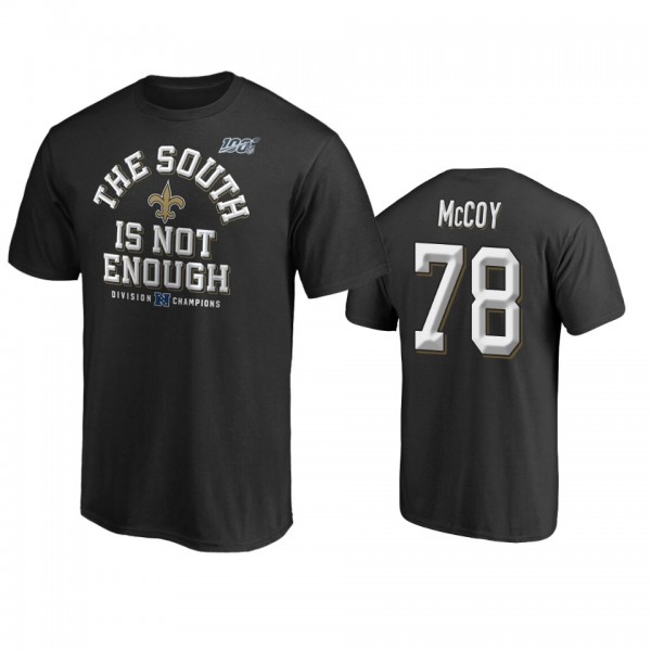 New Orleans Saints Erik McCoy Black 2019 NFC South...